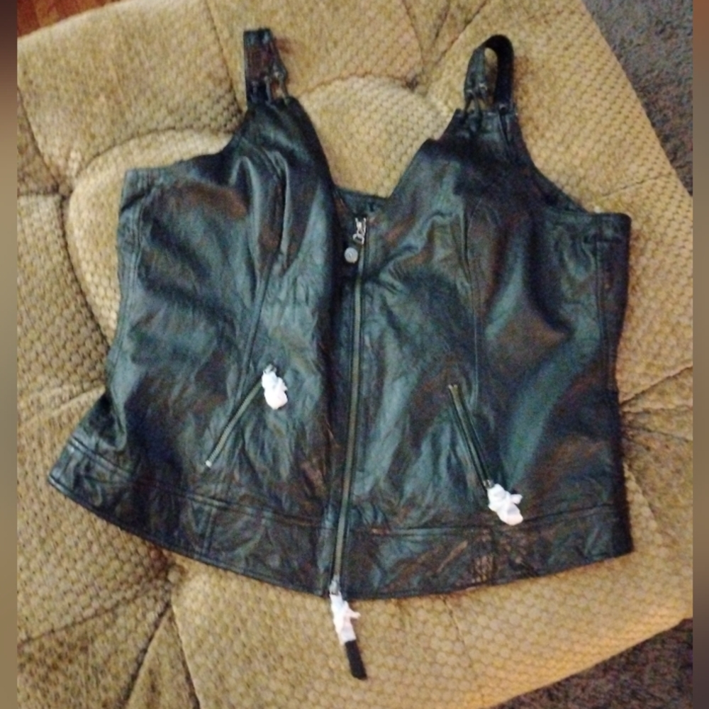 Harley-Davidson Black Leather Vest